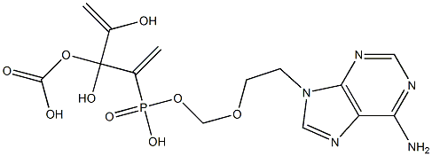 去甲基替诺福韦二吡呋酯结构式