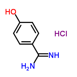 4-羟基苄脒盐酸盐结构式