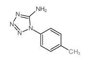 1-(4-methylphenyl)tetrazol-5-amine结构式