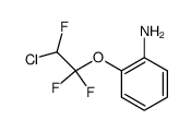 2-(1,1,2-trifluoro-2-chloroethoxy)aniline结构式