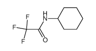 N-cyclohexyl-2,2,2-trifluoroacetamide结构式