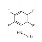 (2,3,5,6-Tetrafluoro-4-methylphenyl)hydrazine Structure