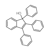1,2,3-三苯基-1-茚醇结构式