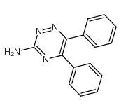 二苯基-1,2,4-三嗪-3-胺结构式