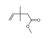 methyl 3,3-dimethylpent-4-enoate Structure