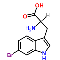 D-6-溴色氨酸结构式