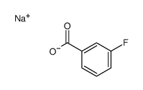 3-氟苯甲酸钠结构式