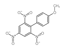 2-(4-methoxyphenyl)-1,3,5-trinitro-benzene结构式