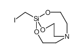 5-(iodomethyl)-4,6,11-trioxa-1-aza-5-silabicyclo[3.3.3]undecane Structure