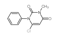 6-氯-3-甲基-1-苯基-1H-嘧啶- 2,4-二酮结构式