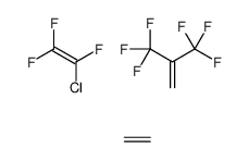 1-chloro-1,2,2-trifluoroethene,ethene,3,3,3-trifluoro-2-(trifluoromethyl)prop-1-ene结构式
