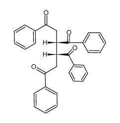 meso-1.6-diphenyl-3.4-dibenzoyl-hexanedione-(1.6)结构式