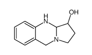 1,2,3,3a,4,9-hexahydropyrrolo[2,1-b]quinazolin-3-ol结构式