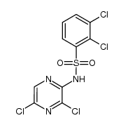 2,3-dichloro-N-(3,5-dichloro-2-pyrazinyl)benzenesulphonamide Structure