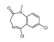 5,7-dichloro-1-methyl-3H-1,4-benzodiazepin-2-one结构式
