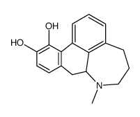 7-methyl-4,5,6,7,7a,8-hexahydrophenanthro[10,1-bc]azepine-11,12-diol结构式