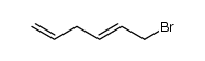 1-Bromo-2,5-hexadiene结构式