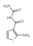 2-amino-N-(aminocarbonyl)thiophene-3-carboxamide(SALTDATA: FREE) Structure