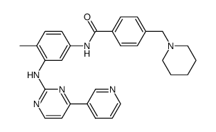 N-(4-methyl-3-(4-(pyridin-3-yl)pyrimidin-2-ylamino)phenyl)-4-(piperidin-1-ylmethyl)benzamide结构式