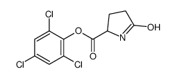2,4,6-trichlorophenyl 5-oxo-L-prolinate Structure