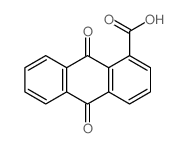 1-Anthraquinonecarboxylic acid Structure