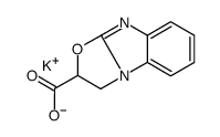 potassium,1,2-dihydro-[1,3]oxazolo[3,2-a]benzimidazole-2-carboxylate Structure