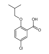 5-chloro-2-(2-methylpropoxy)benzoic acid Structure