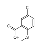 5-Chloro-2-(methylsulfanyl)benzoic acid Structure