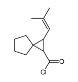 1-(2-methylprop-1-enyl)spiro[2.4]heptane-2-carbonyl chloride Structure