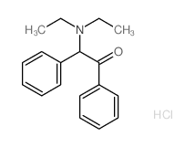 2-diethylamino-1,2-diphenyl-ethanone Structure