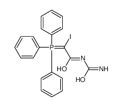 N-carbamoyl-2-iodo-2-(triphenyl-λ5-phosphanylidene)acetamide Structure