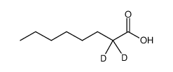 氘代辛酸-D2结构式
