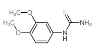 Thiourea,N-(3,4-dimethoxyphenyl)- Structure