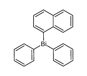 1-naphthyldiphenylbismuthane Structure