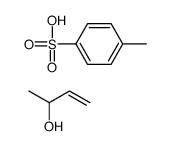 but-3-en-2-ol,4-methylbenzenesulfonic acid结构式
