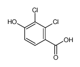 2,3-dichloro-4-hydroxybenzoic acid Structure