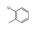 (2-methylphenyl)lithium Structure