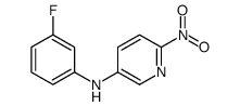 N-(3-fluorophenyl)-6-nitropyridin-3-amine Structure