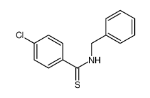 N-benzyl-4-chlorobenzenecarbothioamide Structure