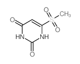 6-(Methylsulfonyl)uracil结构式