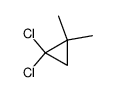 1,1-dichloro-2,2-dimethylcyclopropane结构式