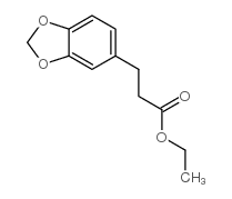 1,3-Benzodioxole-5-propanoic acid, ethyl ester Structure