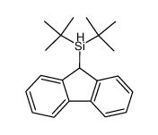di-tert-butyl(9H-fluoren-9-yl)silane结构式