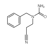 Urea,N-(2-cyanoethyl)-N-(phenylmethyl)-结构式