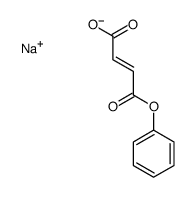 (Z)-2-Butenedioic acid 1-phenyl 4-sodium salt Structure