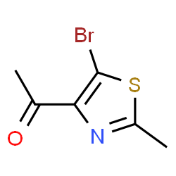 Ethanone, 1-(5-bromo-2-methyl-4-thiazolyl)- (9CI) Structure