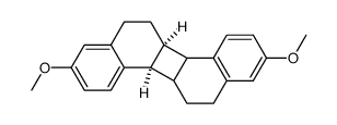 1,2-dihydro-6-methoxy-naphthalene (head-tail)-dimer Structure