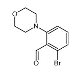 2-Bromo-6-(Morpholino)benzaldehyde structure