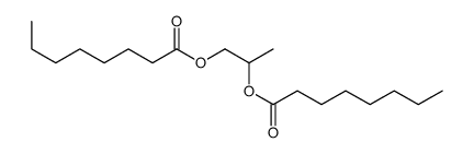 1,2-丙二醇二辛酸酯结构式