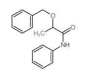 Propanamide,N-phenyl-2-(phenylmethoxy)-结构式